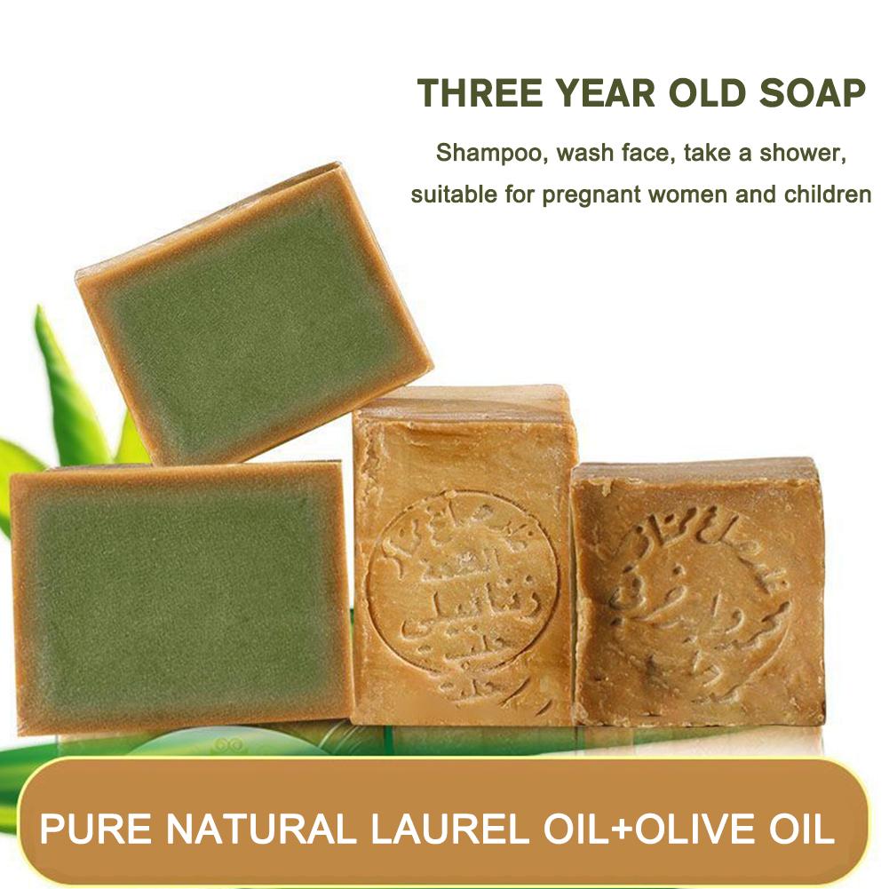 Face Wash Mens - Jabón de aceite de oliva, limpiador
