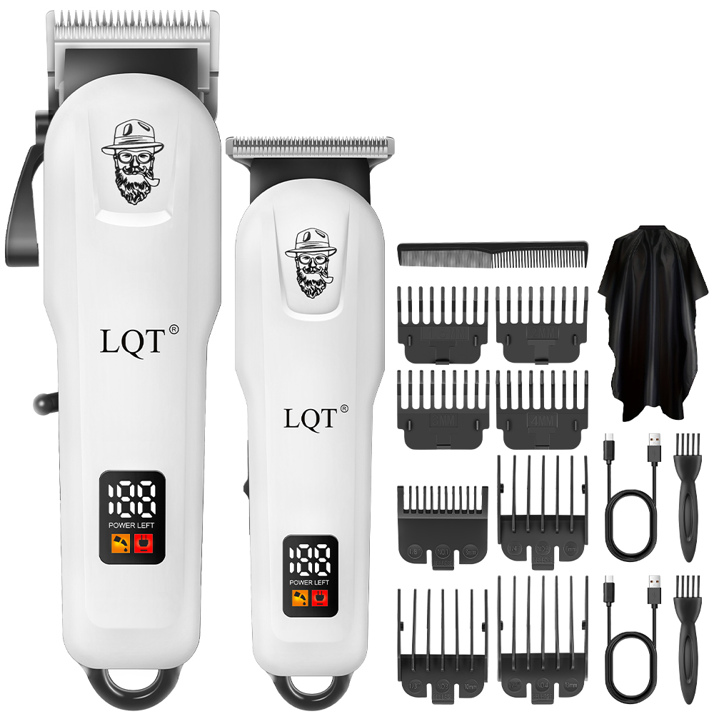 Men'S Grooming Scissors - LQT 2 piezas de cortapelos eléctricos