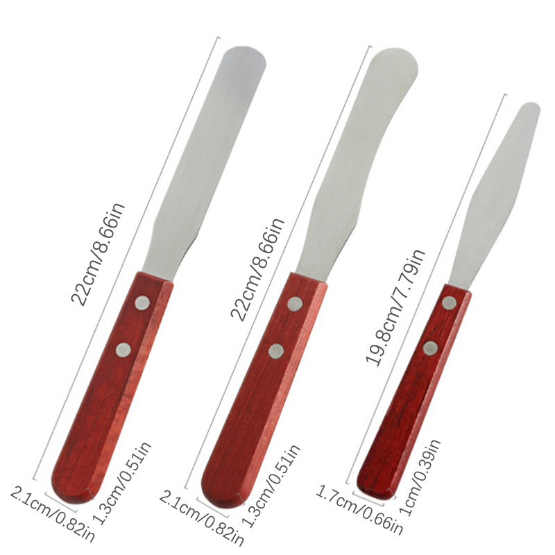 Hair Wax Stick - △ Espátulas de acero inoxidable para