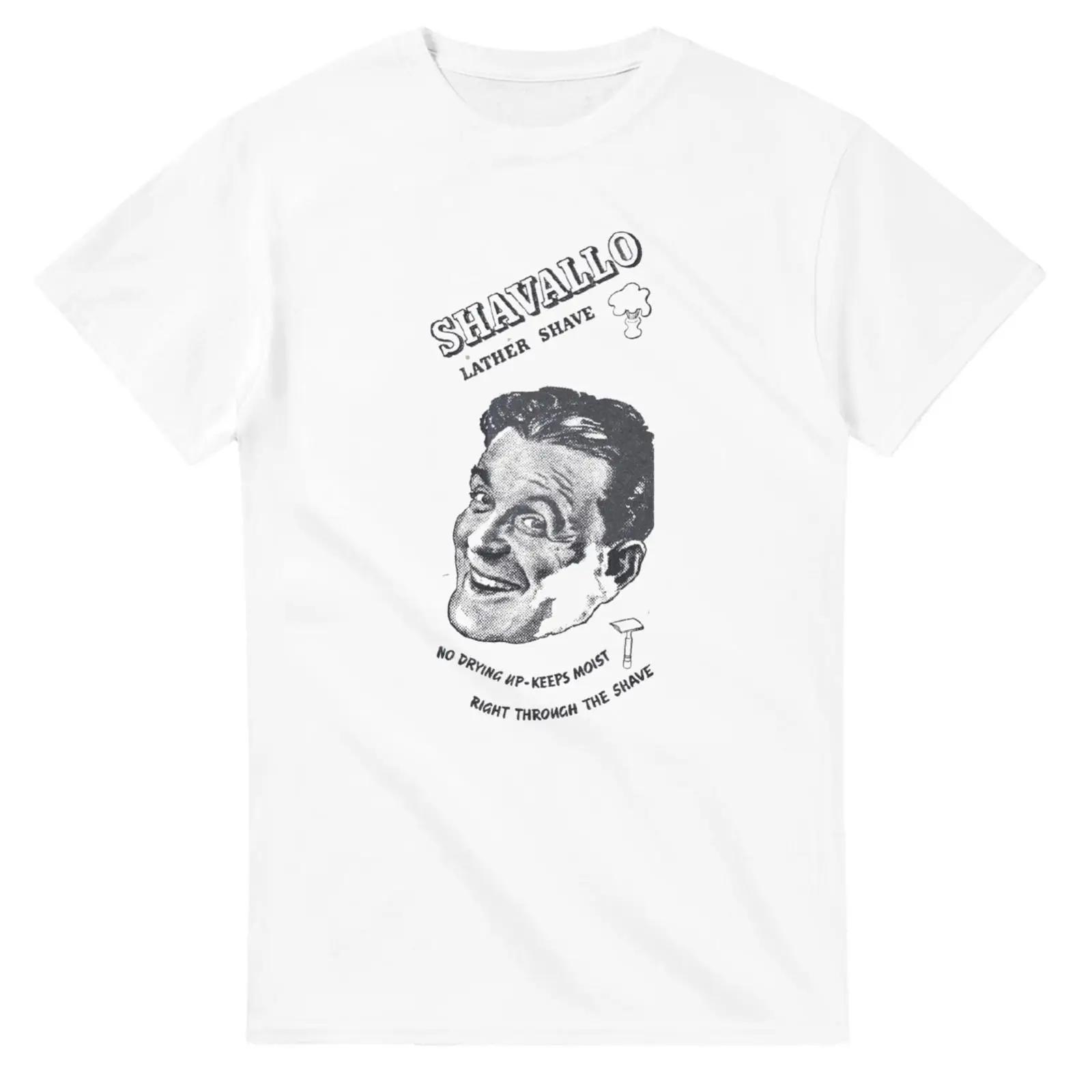 Men'S Grooming Cream - Camiseta Vintage de 1940 con Crema