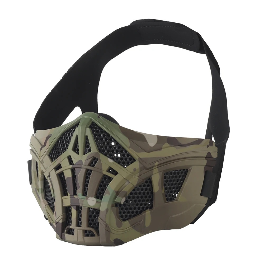 Face Wash Mens - Máscara táctica Airsoft de media cara,
