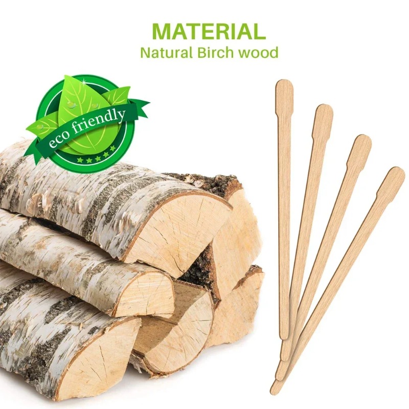 Hair Wax Stick - 100/200 Unidades de Palitos Aplicadores de