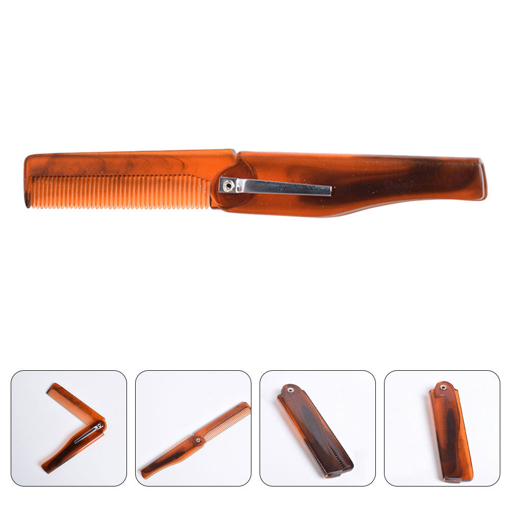 Comb Fine Tooth - Peine Plegable para Hombre, Peine de