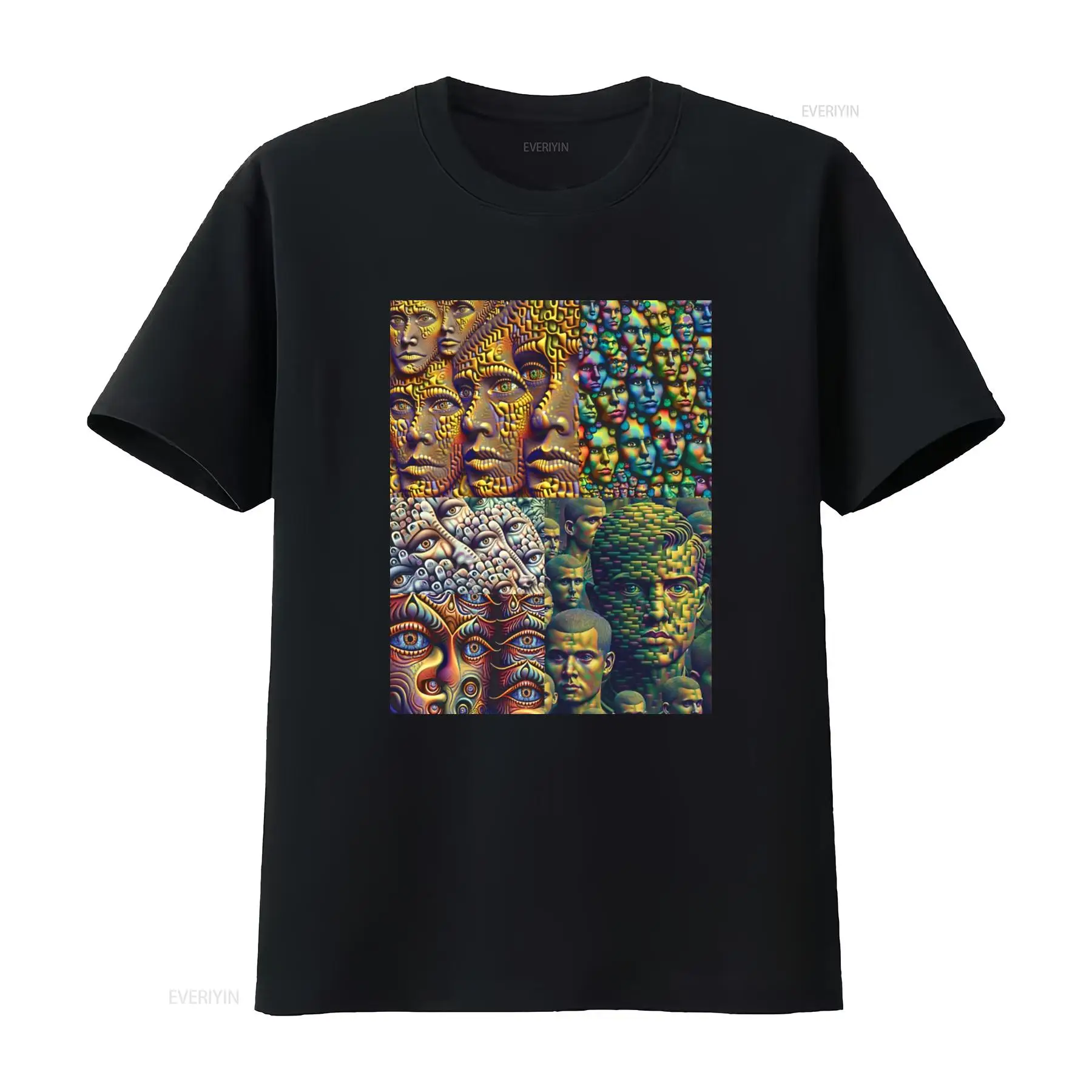 Face Wash Mens - Camiseta Anti Reconocimiento Facial con Diseño