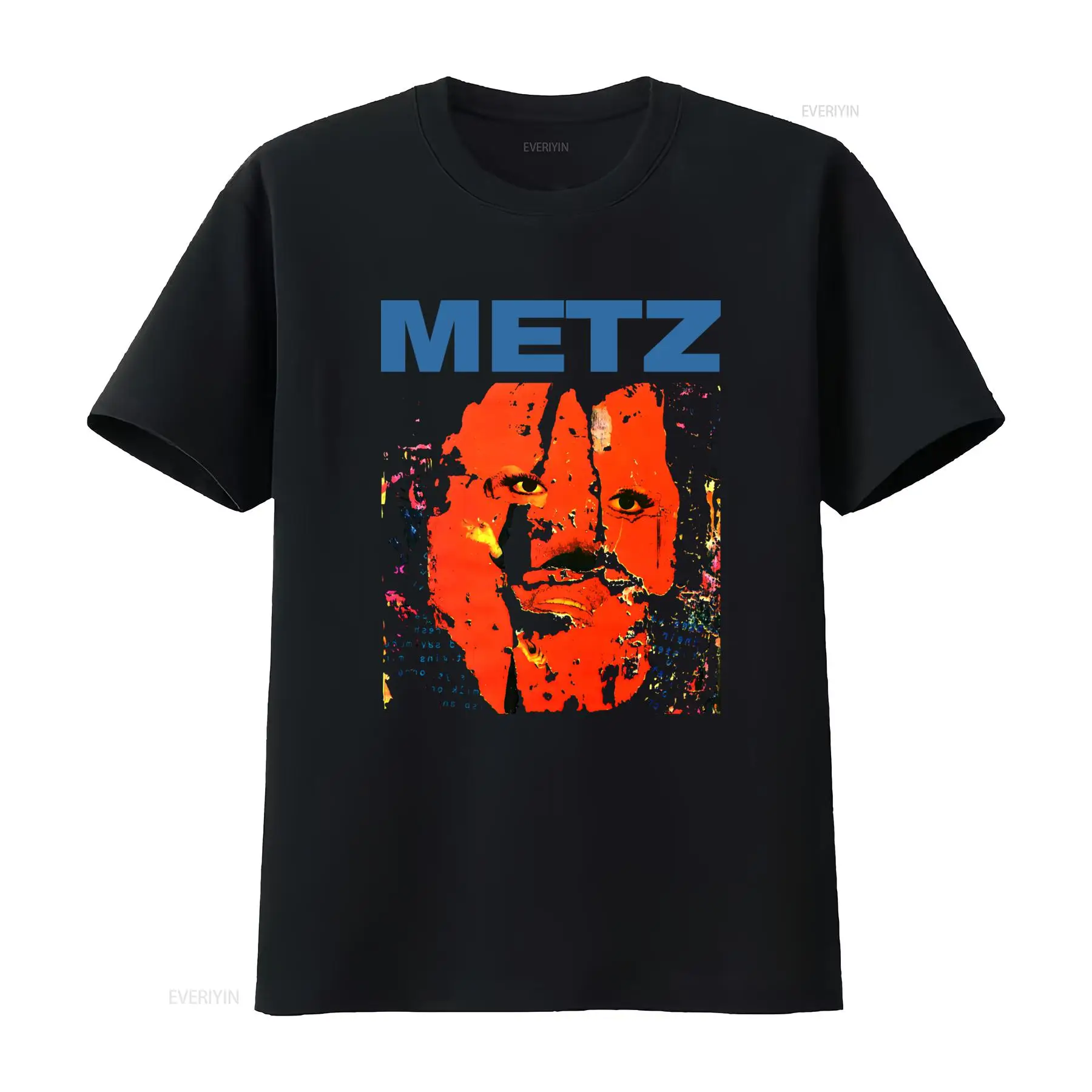 Face Wash Mens - Camiseta METZ con Estampado de Rostro