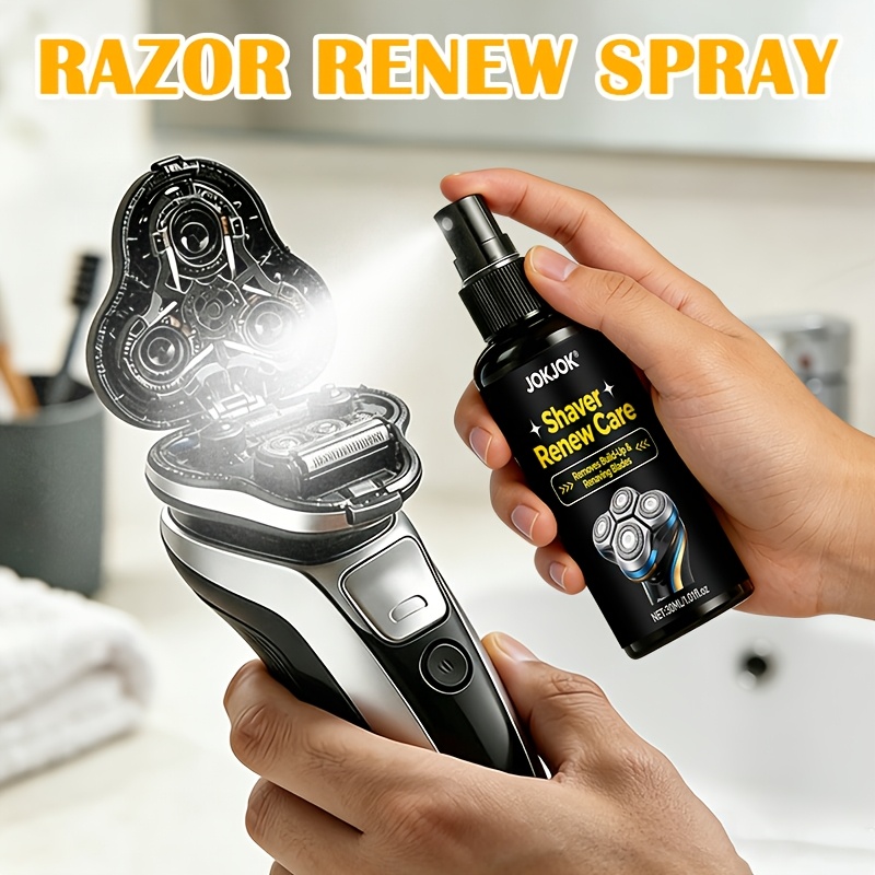 Men'S Grooming Scissors - Spray Renovador para Afeitadora Eléctrica 30ML,