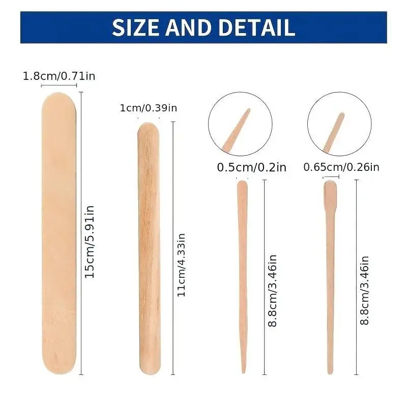 Espátula de madera desechable  - Hair Wax Stick reseña y precio
