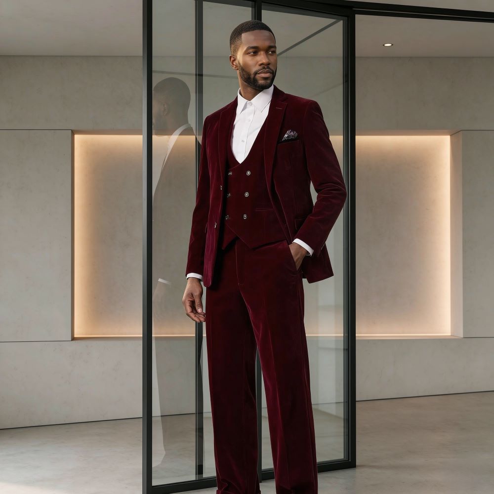 Trajes de Boda de Terciopelo p - Men'S Grooming Awards reseña y precio