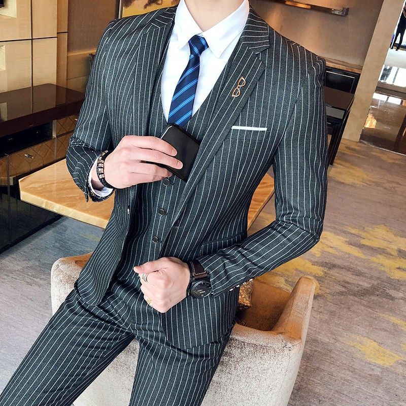 Blazer a Rayas Entallado para  - Men'S Grooming Uk reseña y precio