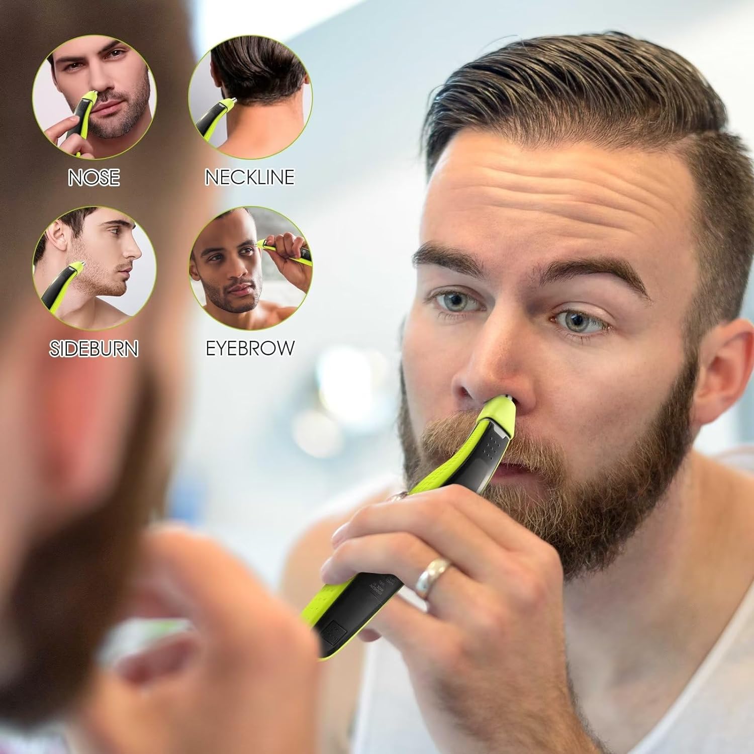 Cabezales de cuchillas de repu - Men'S Grooming Scissors reseña y precio