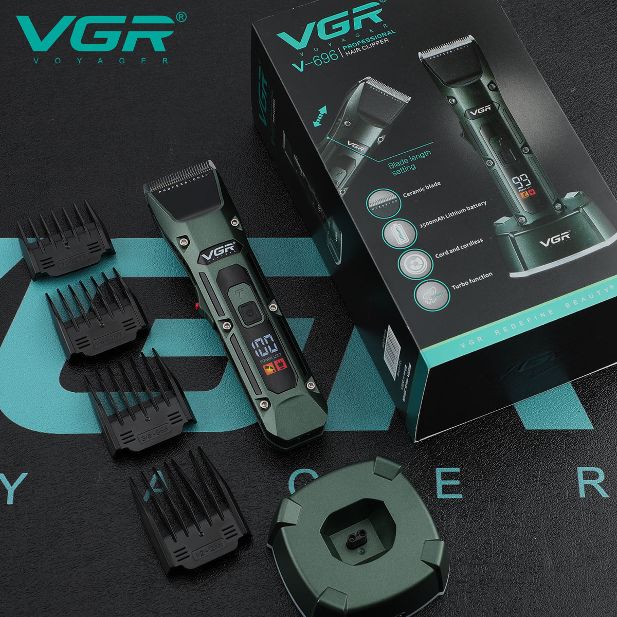 VGR V-696 nueva máquina de cor - Men'S Grooming Scissors reseña y precio